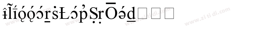 DS Accent Regular字体转换